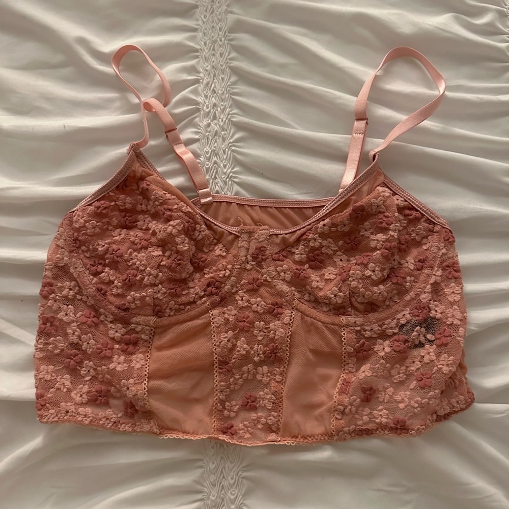 SHEIN Corset Crop Top